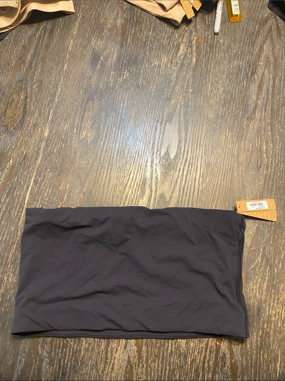 SKIMS Fits everybody Black Bandeau 2X NWT